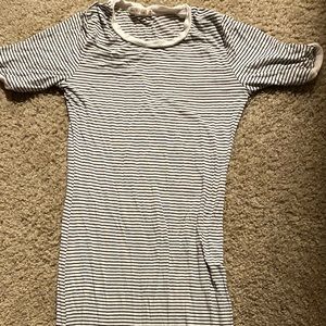 Black and white dress